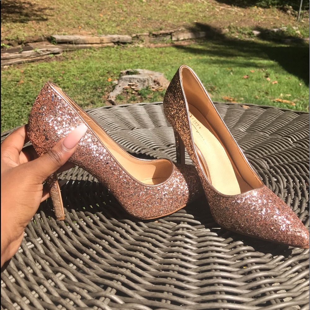 Sparkle high heels